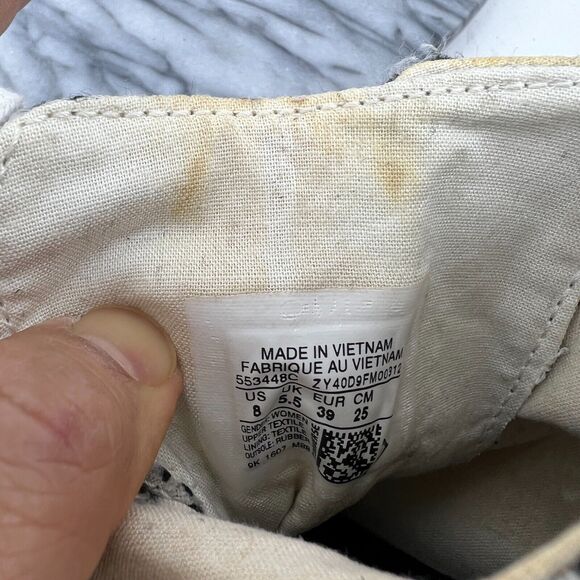 Converse Sneakers Womens 8 Black White Chuck Taylor All Star Gemma Hi 553448C - Picture 10 of 12